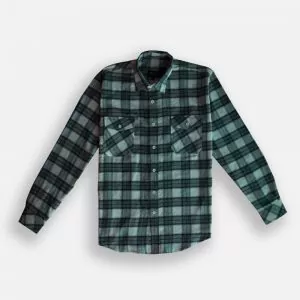 Noir Men's Flannel Shirts - White