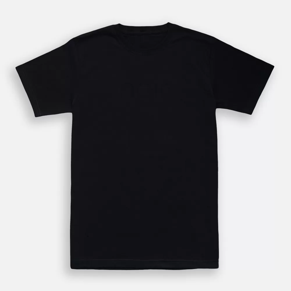 Noir Logo Black Tee – Dark Grey