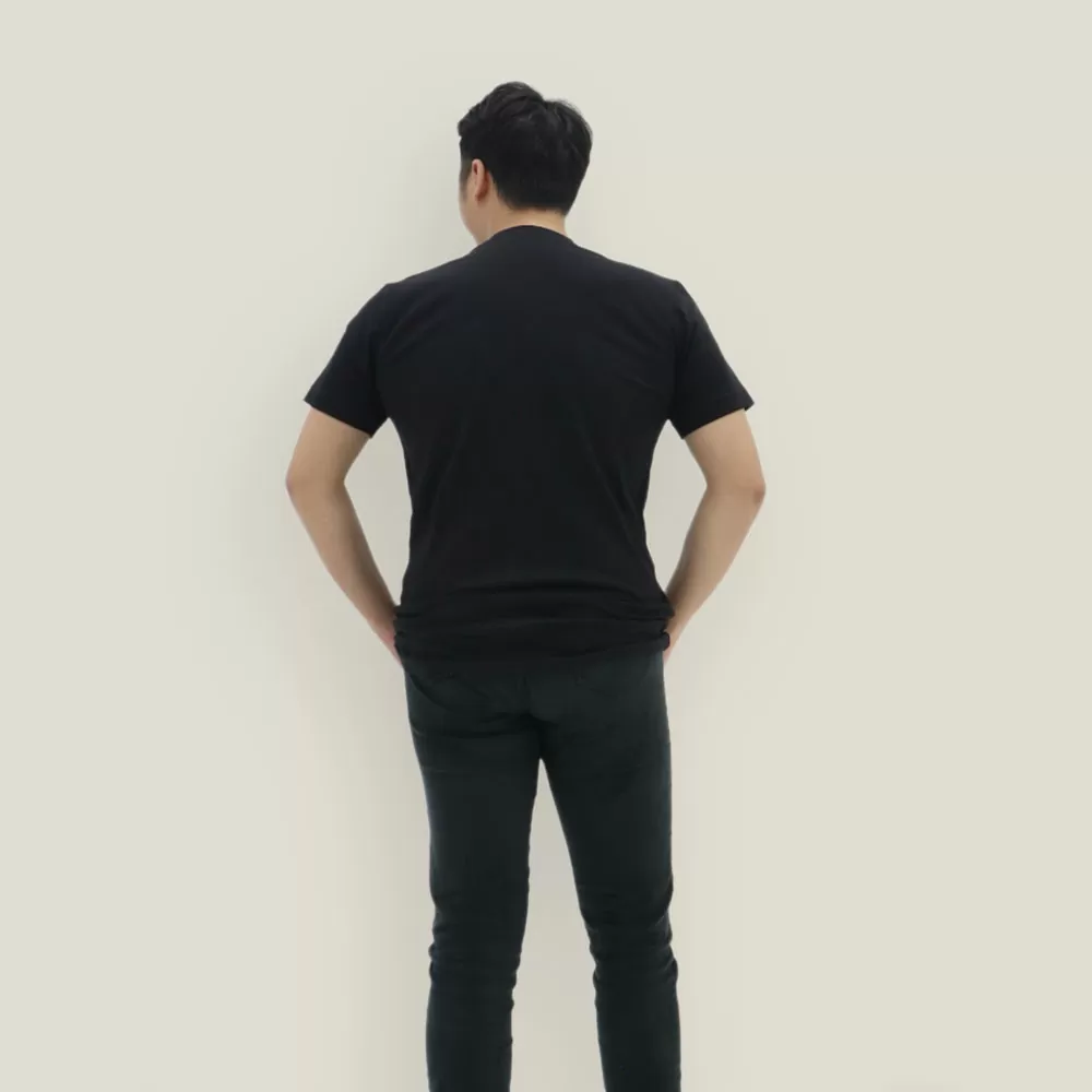 Kaos Slim Fit Premium Cotton Logo NOIR – Hitam - Gambar 6